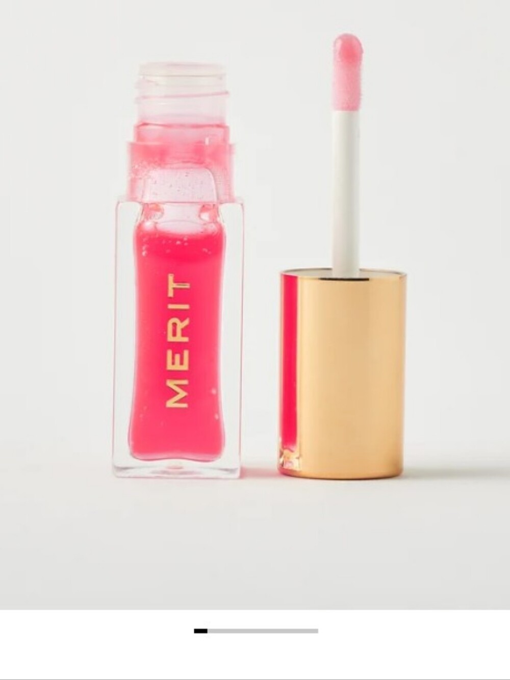 Merit Hydrating Tinted Lip Oil Shade Slick